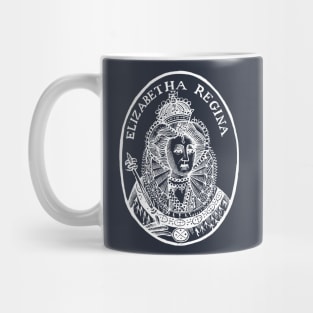 Woodcut Portrait of Queen Elizabeth I Mug